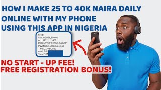 How I Make 25k Naira Daily Online in Nigeria using LCredit App  Earn Online Work from Home 2022 [upl. by Saidnac]