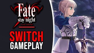 Fatestay night REMASTERED  Nintendo Switch Gameplay [upl. by Lipinski961]