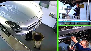 MercedesBenz SLSAMG  How to change the transmission oil  C197 C190 [upl. by Meid]