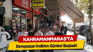 Kahramanmaraş’ta Derepazarı İndirim Günleri Başladı [upl. by Aihsekan560]