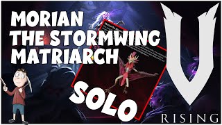 V Rising Morian the Stormwing Matriarch Guide Location amp Full Boss Fight  SOLO [upl. by Sidonnie]