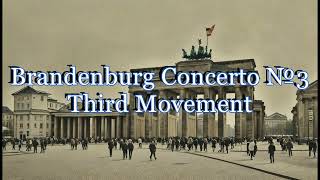 Brandenburg Concerto №3 Third Movement by JS Bach  an electronic version [upl. by Swanhildas287]