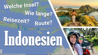 INDONESIEN URLAUB  Reiseroute amp Tipps für eine geniale Rundreise [upl. by Stinky]