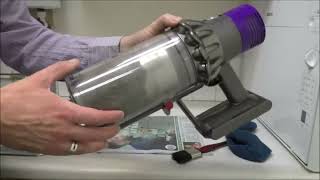 How to clean and maintain the Dyson V10 Cordless Vacuum Cleaner [upl. by Hedwiga]