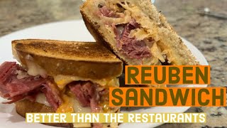 Reuben Sandwich Recipe  How to Cook Tender Corned Beef  Better than the restaurant [upl. by Vizzone]