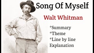 Song Of Myself By Walt Whitman Bangla summary line by line explanation [upl. by Hollah255]