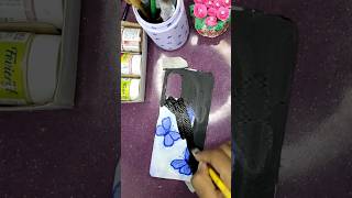 Aesthetic phone case diy 😍art painting shorts [upl. by Aralk]