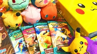 Mes Achats Pokémon  Boosters EX MEGA RARE amp Peluches Pokémon en MASSE [upl. by Nabal940]