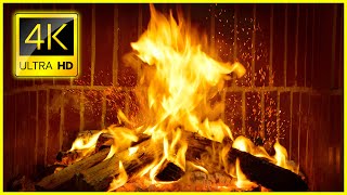 4K Fireplace Screensaver for TV 🔥 Cozy Fireplace amp Crackling Fire Sounds 10 Hours with Burning Logs [upl. by Adrea]