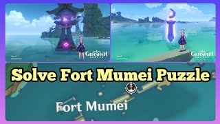 Solve Fort Mumei Puzzle Quest  Orobashis Legacy Part 4  Genshin Impact [upl. by Enyahs741]