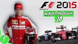 F1 2015 FULL WALKTHROUGH Gameplay HD PC  NO COMMENTARY  PART 18 [upl. by Rollecnahc]