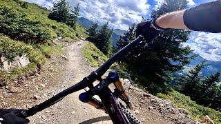 Hacklberg Trail 2022  Highlights  bikepark Saalbach Hinterglemm  4K  mtb downhill [upl. by Eima980]