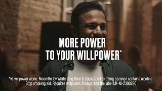 Nicorette more power to your willpower gum amp lozenge [upl. by Ronda]