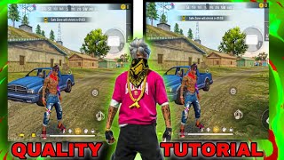 Capcut 4k quality tutorial FF📱 easy step by step tutorial freefire [upl. by Wehttam]