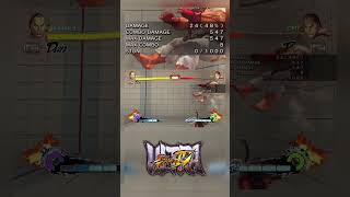 Dan 646 DMG Counter Hit Combo Ultra Street Fighter 4 [upl. by Tennies]