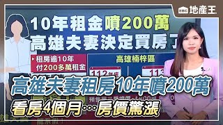 【有蓮推播】高雄夫妻租房「10年噴200萬」 看房4個月… 房價驚漲ebcrealestate [upl. by Arahsit982]