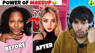 Reacting To Viral MAKEUP TRANSFORMATION  Ep9 [upl. by Kcirdet]