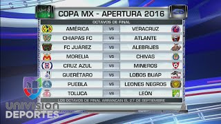 Así se jugarán los octavos de final de la Copa MX [upl. by Redmond99]