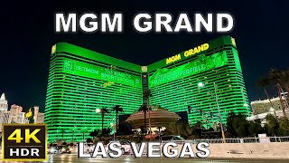 4K HDR MGM Grand Las Vegas Walking Tour  June 2024 [upl. by Anis]