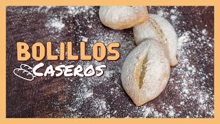 Bolillos CASEROS receta FACIL en SARTEN y HORNO [upl. by Morris478]