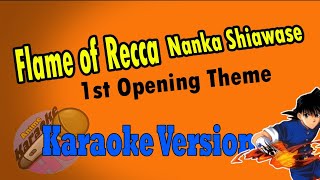 AKHQ Flame of Recca Opening Theme  Nanka Shiawase Karaoke Version [upl. by Bundy]