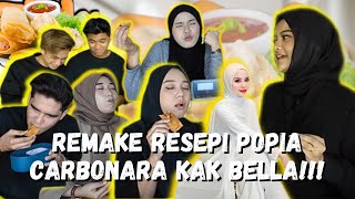 REMAKE RESEPI POPIA CARBONARA KAK BELLA  SEMUA AI TEAM PUJI … [upl. by Ordnasil]