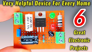 6 helpful Electronic Projects For Beginners [upl. by Akcinat]