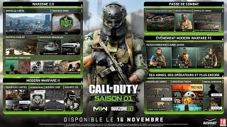 MW2 TOUT SAVOIR SUR LA SAISON 1  WARZONE 2 DMZ MAPS ARMES PRESTIGES MESSI POGBA NEYMAR  🔥 [upl. by Zohara]