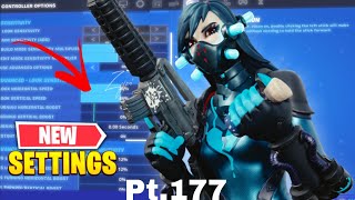 🏃💨 Fortnite Montage  Best Settings For AIMBOTPiece Control On PCController [upl. by Eelnayr]