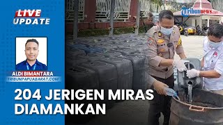 Polisi Tangkap Pemasok Miras dari Bula Maluku Menuju Fakfak Amankan 204 Jerigen Berisikan Sopi [upl. by Lalitta]