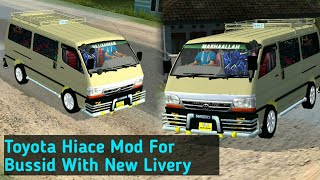 Toyota Hiace Pakistani Mod In Bussid GamePlayMod Created By Nafees Hashmi [upl. by Selrhc]