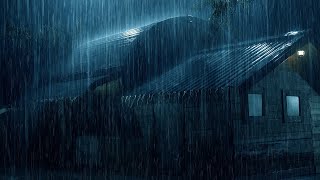 Sleep Instantly in Metal Tent with Heavy Rainstorm amp Powerful Thunder on Tin Roof in Forest at Night [upl. by Ahkihs3]