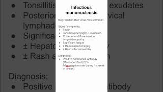 Infectious mononucleosis [upl. by Brinson]