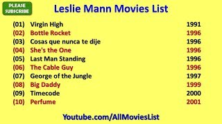 Leslie Mann Movies List [upl. by Norven557]