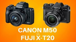 Canon M50 or Fuji XT20  Which Mirrorless Camera Should I Buy [upl. by Elberta]