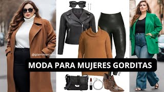 MODA TENDENCIA OTOÑO INVIERNO 20242025 OUTFITSPARA MUJERES DE SOBREPESO NO TE LO PIERDAS [upl. by Almeta]