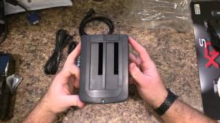 Sabrent USB 30 dual slot hard drive toaster unboxing [upl. by Grimes411]