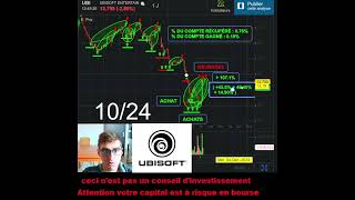 Reventes dactions UBISOFT 43 Trader Trading [upl. by Barbra419]