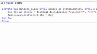 How To Play Youtube Videos In A Media Player Control In Visual Basic 2008 [upl. by Alrzc]