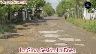 Carretera de La Gina La Enea totalmente deteriorada por décadas [upl. by Chisholm288]