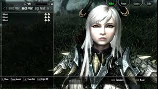 Skyrim mod RACEMENU ATUALIZADO [upl. by Cost]