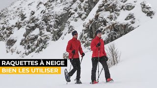 Conseils  comment bien utiliser les raquettes à neige [upl. by Rebna]