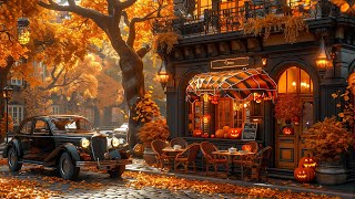 Smooth Jazz Music by the Coffee Shop That Makes You Feel Positive and Relaxing  Fall Jazz Playlist [upl. by Ennayelsel272]