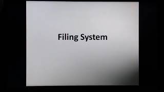 Filing System Secretariat Manual [upl. by Wj]