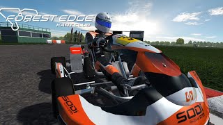 kart racing pro senior rotax hotlap forest edge kart club [upl. by Alburg]