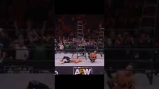 Sammy Guevara hits the Cody Cutter on Cody Rhodes aew [upl. by Samaria]