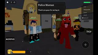 Gamer B amp Gamer J play 5 nights at Freddies Roblox story [upl. by Halivah]