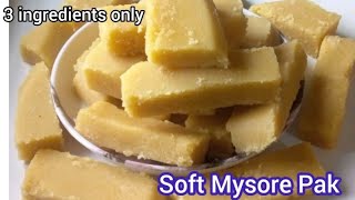 Soft Mysore Pak 🤤నోట్లో పెట్టుకుంటే వెన్నలా కరిగిపోతుంది l how to make Mysore Pak Recipe In Telugu [upl. by France]