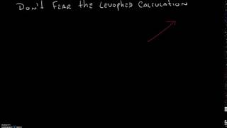 Dont fear the Levophed calculation [upl. by Aitercul]