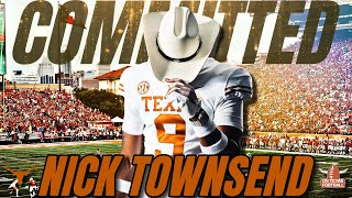 BREAKING 4Star TE Nick Townsend COMMITS to Texas  Longhorns Football  Recruiting News [upl. by Otti]